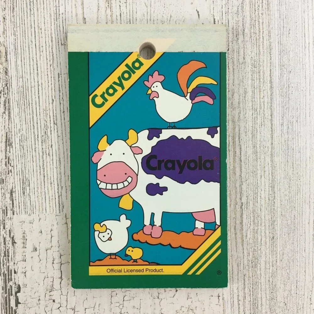 Vintage Crayola Rainbow Tablet Plymouth Small Notepad